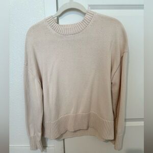 Everlane cream pullover sweater